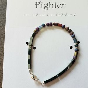 Artisan Made Morse Code Bracelet  NWT
